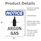 Signmission Argon Gas Sign, Vinyl Decal, 3.5in W x 5in L, 2PK OS-2PACK-NS-D-35-V-10174 - alternate 3
